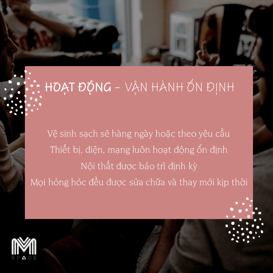Đảm bảo mọi hoạt động luôn vận hành ổn định